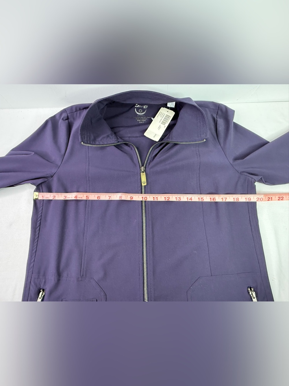 NWT Chico's Zenergy Neema Carlyle Grapevine Jacket & Pants Set Small/Medium - Picture 11 of 15